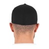 CASQUETTE 6P VISIERE CARBONE