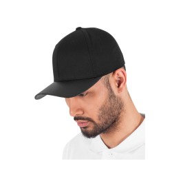 CASQUETTE 6P VISIERE CARBONE