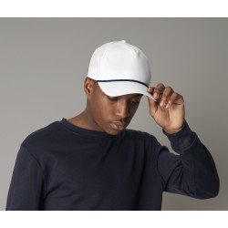 CASQUETTE 5P CORDE CONTRASTEE