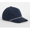 CASQUETTE 5P CORDE CONTRASTEE