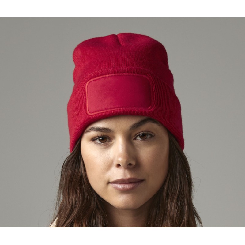 BONNET DOUBLE AVEC ZONE DE MARQUAGE