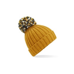 BONNET COTELE GRAND POMPON
