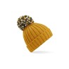 BONNET COTELE GRAND POMPON