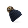 BONNET COTELE GRAND POMPON