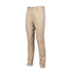 PANTALON HOMME STRETCH CHINO SANS PINCE