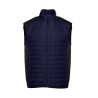 GILET BI-MATIERE MATELASSE
