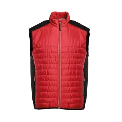GILET BI-MATIERE MATELASSE