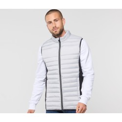 GILET HOMME BI-MATIERE