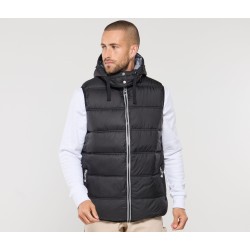 GILET HOMME MATELASSE A CAPUCHE