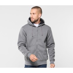 SWEAT CAPUCHE ZIPPE SHERPA