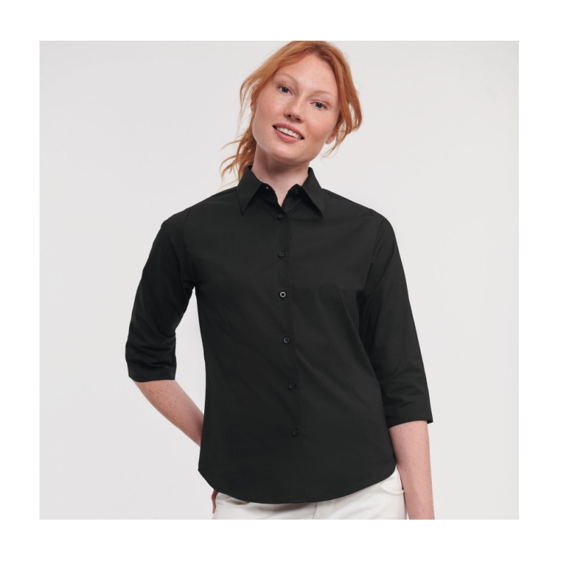 CHEMISE FEMME STRETCH MANCHE 3/4