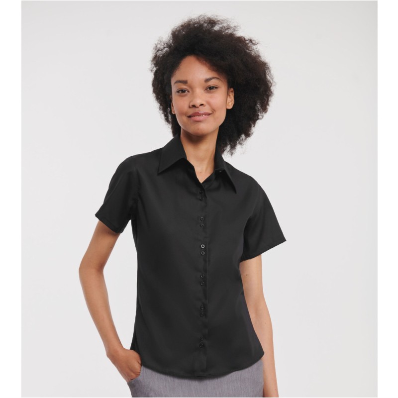 CHEMISE MC FEMME FACILE D'ENTRETIEN