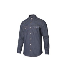 CHEMISE ML HOMME STRETCH DENIM