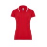POLO FEMME COTON LISERE