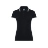 POLO FEMME COTON LISERE