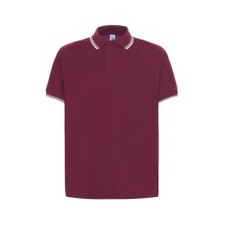 POLO HOMME COTON LISERE
