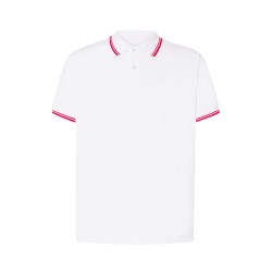 POLO HOMME COTON LISERE