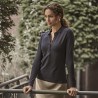 POLO FEMME MANCHE LONGUE STRETCH LUXE