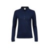 POLO FEMME MANCHE LONGUE STRETCH LUXE