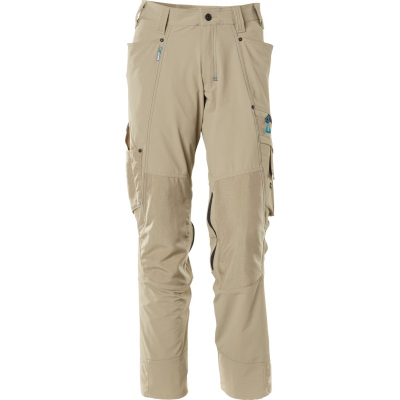 Pantalon avec poches genouillères stretch multidirectionnel poids léger