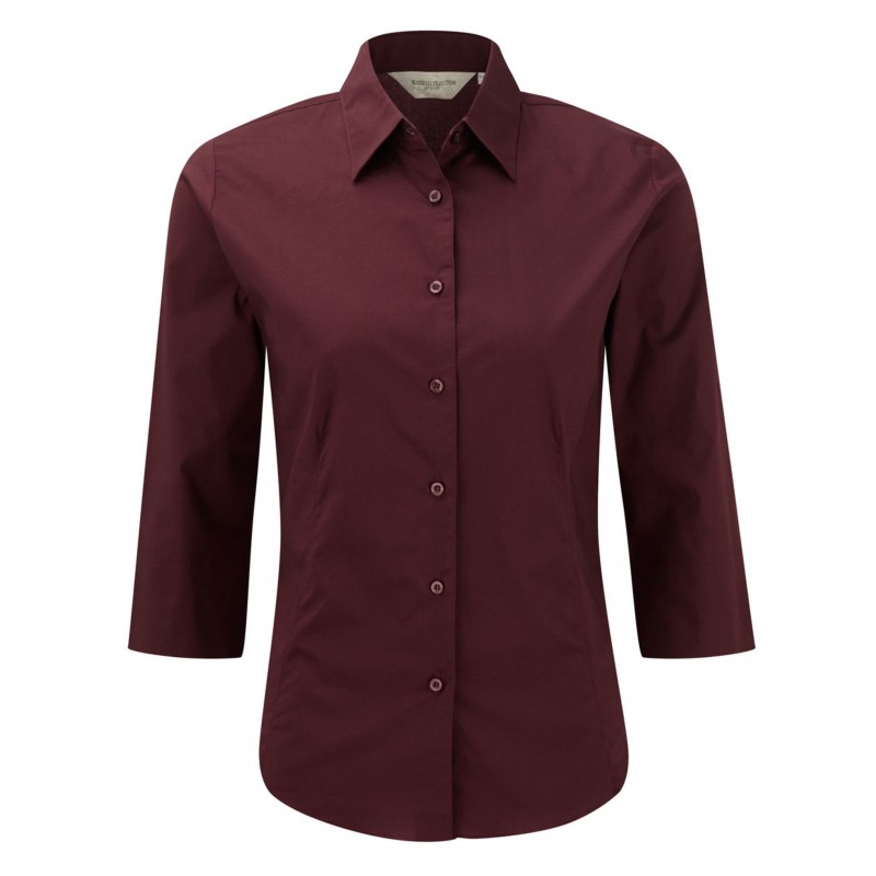 Chemise stretch femme