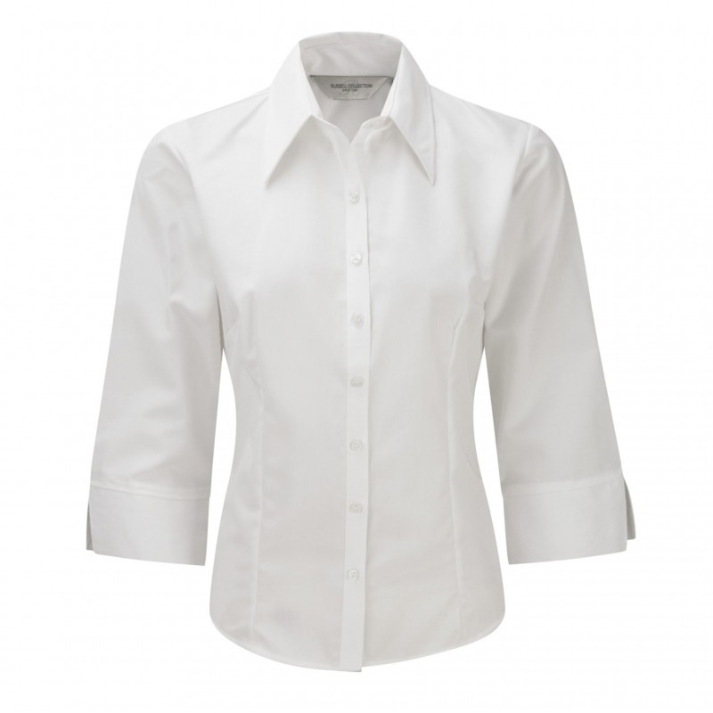 Chemise cintrée femme en tencel